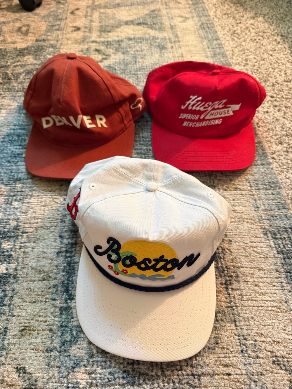Men’s Flat-brim Hat Bundle of 3